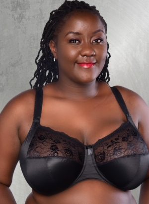 Morgan UW Full Cup Banded Bra (BLK)