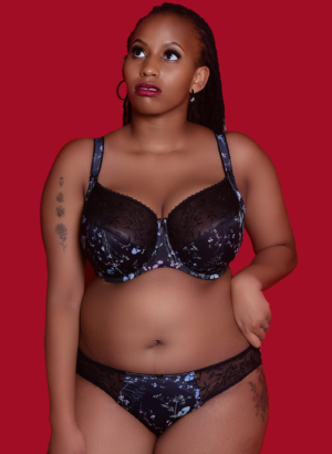 Harper UW Side Support Bra (BLK)