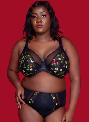 Samira UW Plunge Bra (BLK)