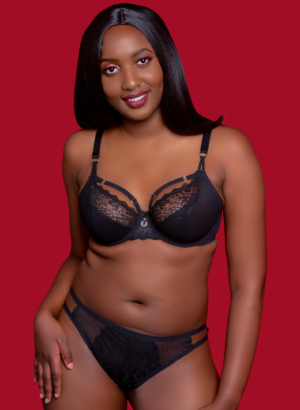 Temptress Plunge UW Bra (BLK)